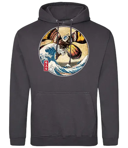 The Great Giant Moth off Kanagawa - Standard Hoodie