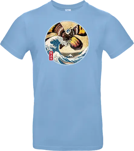 The Great Giant Moth off Kanagawa - Standard T-Shirt