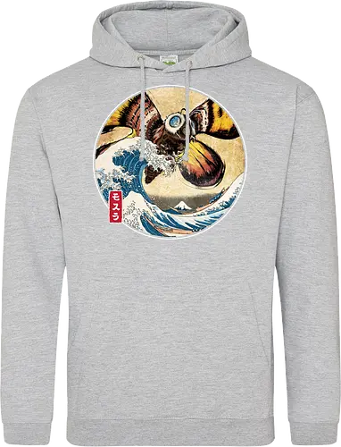The Great Giant Moth off Kanagawa - Standard Hoodie