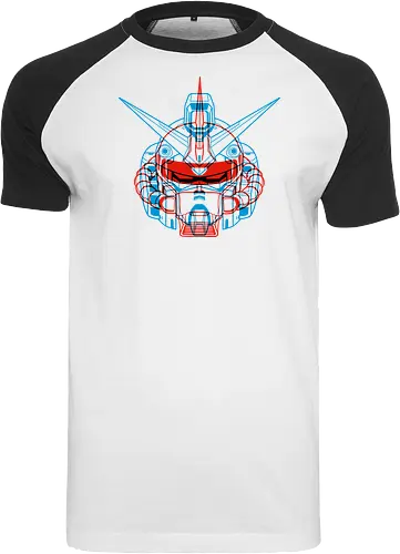 Mecha Anaglyph - Raglan T-Shirt