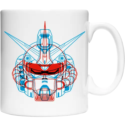 Mecha Anaglyph - Keramiktasse