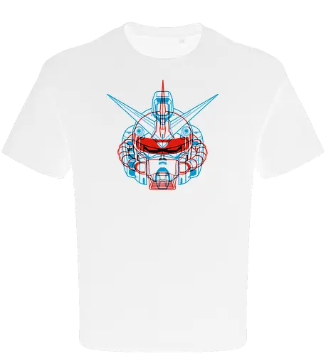Mecha Anaglyph - Oversize T-Shirt