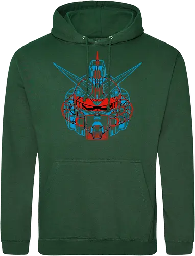 Mecha Anaglyph - Standard Hoodie