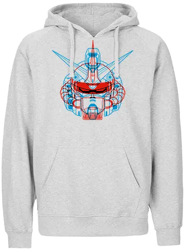 Mecha Anaglyph - Fairtrade Hoodie