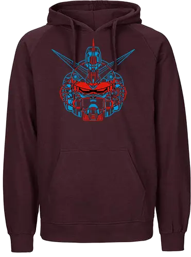 Mecha Anaglyph - Fairtrade Hoodie
