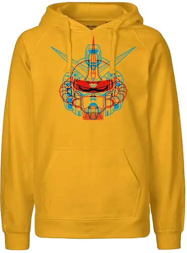 Mecha Anaglyph - Fairtrade Hoodie