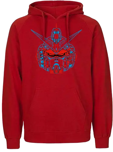 Mecha Anaglyph - Fairtrade Hoodie