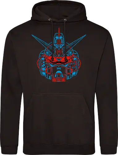 Mecha Anaglyph - Standard Hoodie
