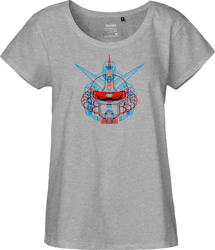 Mecha Anaglyph - Fairtrade Girl Shirt