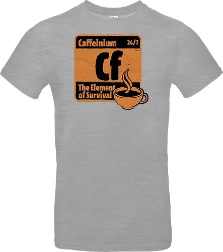 Element of Coffee - Science, Scientist, Sciencific, Science Art, Scientists, Science Humor, Chemistry, Chemistry Joke, Chemistry Humor, Biology, Coffee, Coffee Shop, Coffee Time, Coffee Cup, Coffee Addict, Science Joke, Funny Science, Retro Science, Sarcastic Science, Vintage Science, Funny Science Quote, Periodic Table, Periodic Table Joke, Periodic Table Parody, Stem, Humor, Joke, Fun, Funny, Sarcasm, Sarcastic, Irony, Ironic, Research, Physics - Standard T-Shirt