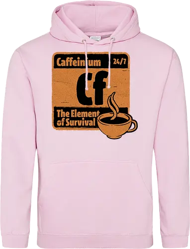 Element of Coffee - Science, Scientist, Sciencific, Science Art, Scientists, Science Humor, Chemistry, Chemistry Joke, Chemistry Humor, Biology, Coffee, Coffee Shop, Coffee Time, Coffee Cup, Coffee Addict, Science Joke, Funny Science, Retro Science, Sarcastic Science, Vintage Science, Funny Science Quote, Periodic Table, Periodic Table Joke, Periodic Table Parody, Stem, Humor, Joke, Fun, Funny, Sarcasm, Sarcastic, Irony, Ironic, Research, Physics - Standard Hoodie