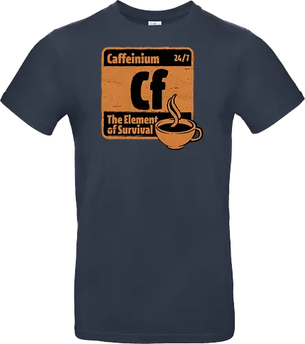 Element of Coffee - Science, Scientist, Sciencific, Science Art, Scientists, Science Humor, Chemistry, Chemistry Joke, Chemistry Humor, Biology, Coffee, Coffee Shop, Coffee Time, Coffee Cup, Coffee Addict, Science Joke, Funny Science, Retro Science, Sarcastic Science, Vintage Science, Funny Science Quote, Periodic Table, Periodic Table Joke, Periodic Table Parody, Stem, Humor, Joke, Fun, Funny, Sarcasm, Sarcastic, Irony, Ironic, Research, Physics - Standard T-Shirt