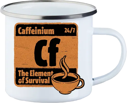 Element of Coffee - Science, Scientist, Sciencific, Science Art, Scientists, Science Humor, Chemistry, Chemistry Joke, Chemistry Humor, Biology, Coffee, Coffee Shop, Coffee Time, Coffee Cup, Coffee Addict, Science Joke, Funny Science, Retro Science, Sarcastic Science, Vintage Science, Funny Science Quote, Periodic Table, Periodic Table Joke, Periodic Table Parody, Stem, Humor, Joke, Fun, Funny, Sarcasm, Sarcastic, Irony, Ironic, Research, Physics - Emailletasse