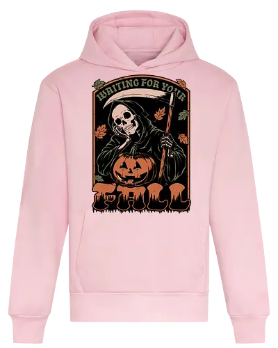 Grim Reaper Autumn - Pain, Halloween, Halloween Design, Halloween Art, Halloween Aesthetic, Halloween Pumpkin, Halloween Vibes, Spooky, Spooky Season, Creepy, Scary, Scary Art, Pumpkins, Pumpkin, Skeleton, Skull, Dark, Horror, Horror Stories, Fright, Creature, Autumn, Autumn Leaves, Autumn Vibes, Autumn Season, Fall, Fall Leaves, Fall Vibes, Leaves, Leaf, Pumpkin Season, Fun, Funny, Dark Humor, Humor, Sarcastic, Sarcasm, Irony, Dread, Existential Dread. Laugh, Laughing, Nihilist Humor, Nihilist, Relatable - Heavyweight Hoodie