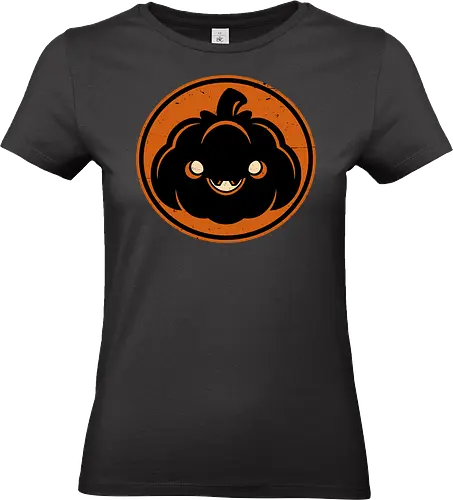 Halloween Spooky Pumpkin - Halloween, Halloween Design, Halloween Art, Halloween Aesthetic, Halloween Pumpkin, Halloween Vibes, Spooky, Spooky Season, Creepy, Scary, Scary Art, Pumpkins, Pumpkin, Dark, Horror, Horror Stories, Fright, Autumn, Autumn Leaves, Autumn Vibes, Autumn Season, Pumpkin Season, Cute, Smile, Smiling - Standard T-Shirt (Frauen)