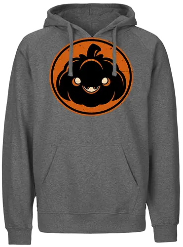 Halloween Spooky Pumpkin - Halloween, Halloween Design, Halloween Art, Halloween Aesthetic, Halloween Pumpkin, Halloween Vibes, Spooky, Spooky Season, Creepy, Scary, Scary Art, Pumpkins, Pumpkin, Dark, Horror, Horror Stories, Fright, Autumn, Autumn Leaves, Autumn Vibes, Autumn Season, Pumpkin Season, Cute, Smile, Smiling - Fairtrade Hoodie