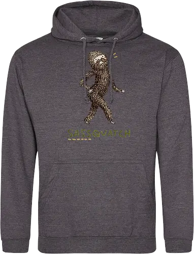 Braunes Pelziges Wesen Freche Pose Haltung Rosige Wangen - braunes pelziges eitles Wesen, elegante selbstbewusste mythische Pose, rosige Wangen goldener Glanz, Wald Legende Wortspiel, kreative Haltung Humor Kunst, handgefertigte Wesen Illustration, strukturiertes braunes beiges Fell, lustige moosgrüne Typografie, Popkultur Humor Geschenk, mythisches Wesen Haltung Shirt, Stadtlegende süße Illustration, Folklore Wesen Humor Kunst, pelziger Charakter Laufsteg Pose, Wald Wesen Pop Humor, kreatives englisches Folklore Wortspiel - Standard Hoodie
