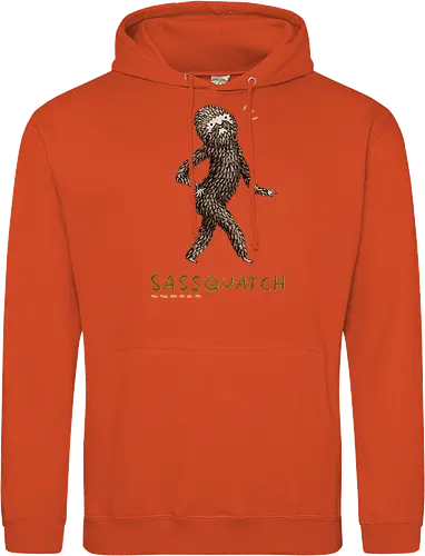 Braunes Pelziges Wesen Freche Pose Haltung Rosige Wangen - braunes pelziges eitles Wesen, elegante selbstbewusste mythische Pose, rosige Wangen goldener Glanz, Wald Legende Wortspiel, kreative Haltung Humor Kunst, handgefertigte Wesen Illustration, strukturiertes braunes beiges Fell, lustige moosgrüne Typografie, Popkultur Humor Geschenk, mythisches Wesen Haltung Shirt, Stadtlegende süße Illustration, Folklore Wesen Humor Kunst, pelziger Charakter Laufsteg Pose, Wald Wesen Pop Humor, kreatives englisches Folklore Wortspiel - Standard Hoodie