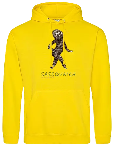 Braunes Pelziges Wesen Freche Pose Haltung Rosige Wangen - braunes pelziges eitles Wesen, elegante selbstbewusste mythische Pose, rosige Wangen goldener Glanz, Wald Legende Wortspiel, kreative Haltung Humor Kunst, handgefertigte Wesen Illustration, strukturiertes braunes beiges Fell, lustige moosgrüne Typografie, Popkultur Humor Geschenk, mythisches Wesen Haltung Shirt, Stadtlegende süße Illustration, Folklore Wesen Humor Kunst, pelziger Charakter Laufsteg Pose, Wald Wesen Pop Humor, kreatives englisches Folklore Wortspiel - Standard Hoodie