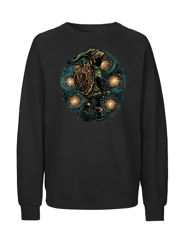 Melody of the Night Sky - legend, games, Japanese, adventure, Hero, gaming, gamer, videogames - Fairtrade Sweatshirt