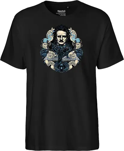 Keeper of the Macabre - Writer, poet, book, books, editor, critic, poetry, stories, theories, literature - Fairtrade T-Shirt