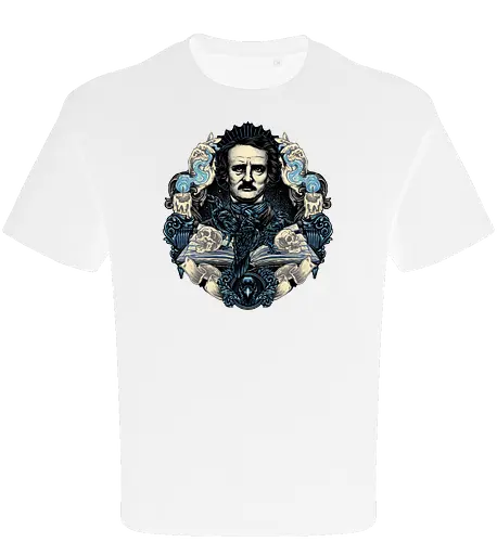 Keeper of the Macabre - Writer, poet, book, books, editor, critic, poetry, stories, theories, literature - Oversize T-Shirt