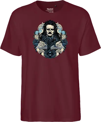 Keeper of the Macabre - Writer, poet, book, books, editor, critic, poetry, stories, theories, literature - Fairtrade T-Shirt