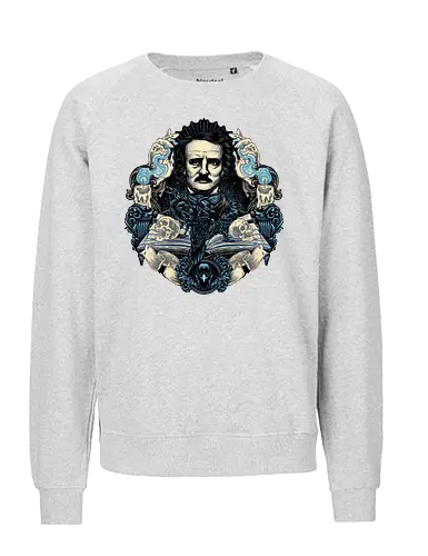 Keeper of the Macabre - Writer, poet, book, books, editor, critic, poetry, stories, theories, literature - Fairtrade Sweatshirt
