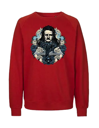 Keeper of the Macabre - Writer, poet, book, books, editor, critic, poetry, stories, theories, literature - Fairtrade Sweatshirt