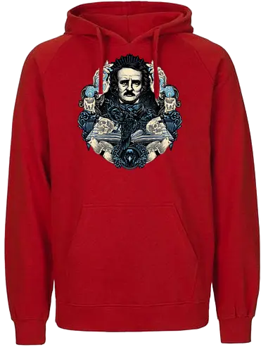 Keeper of the Macabre - Writer, poet, book, books, editor, critic, poetry, stories, theories, literature - Fairtrade Hoodie