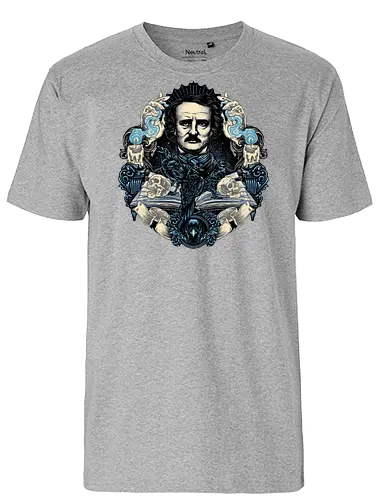 Keeper of the Macabre - Writer, poet, book, books, editor, critic, poetry, stories, theories, literature - Fairtrade T-Shirt