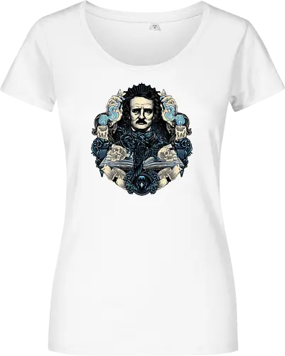 Keeper of the Macabre - Writer, poet, book, books, editor, critic, poetry, stories, theories, literature - Damen T-Shirt