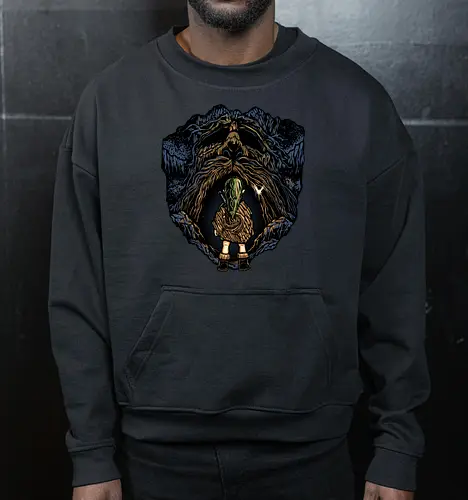 The Legend Continues - Hero, gaming, gamer, videogames, legend, games, Japanese, adventure - Cropped Sweatshirt