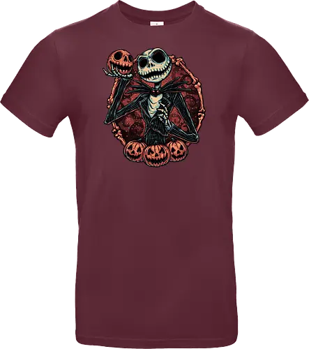 Pumpkin Nightmare - Movie, animated, animation, horror, Halloween, pumpkin, skeleton, character, fantasy - Standard T-Shirt