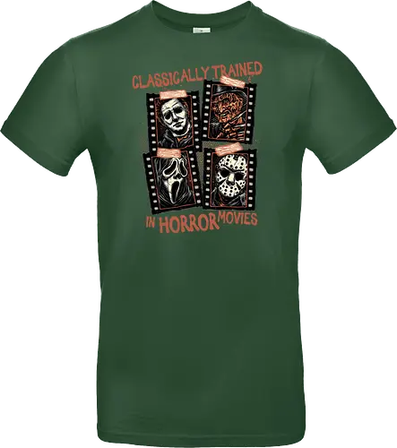Classically Trained in Horror Movies - Horror, horror movies, classic horror, classic, villain, Halloween - Standard T-Shirt