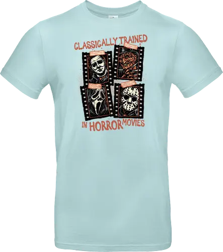 Classically Trained in Horror Movies - Horror, horror movies, classic horror, classic, villain, Halloween - Standard T-Shirt