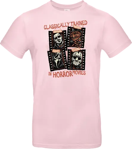 Classically Trained in Horror Movies - Horror, horror movies, classic horror, classic, villain, Halloween - Standard T-Shirt