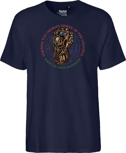 The Infinite Power of the Universe - Movie, film, superhero, villain, comics, comic, character, action, sci-fi, science fiction - Fairtrade T-Shirt