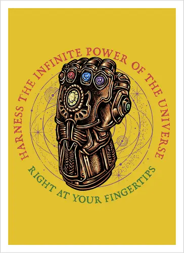 The Infinite Power of the Universe - Movie, film, superhero, villain, comics, comic, character, action, sci-fi, science fiction - Kunstdruck