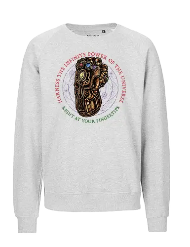 The Infinite Power of the Universe - Movie, film, superhero, villain, comics, comic, character, action, sci-fi, science fiction - Fairtrade Sweatshirt