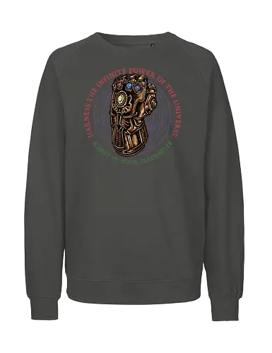The Infinite Power of the Universe - Movie, film, superhero, villain, comics, comic, character, action, sci-fi, science fiction - Fairtrade Sweatshirt