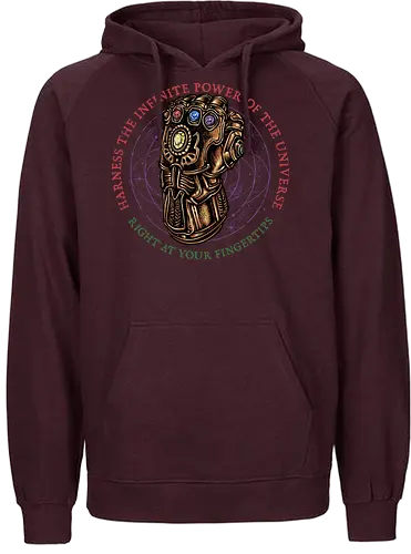 The Infinite Power of the Universe - Movie, film, superhero, villain, comics, comic, character, action, sci-fi, science fiction - Fairtrade Hoodie