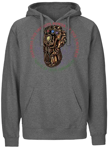 The Infinite Power of the Universe - Movie, film, superhero, villain, comics, comic, character, action, sci-fi, science fiction - Fairtrade Hoodie