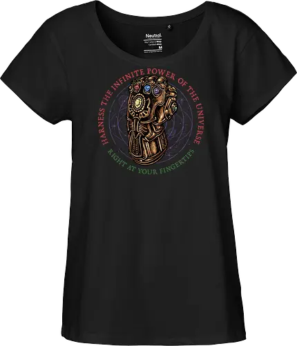 The Infinite Power of the Universe - Movie, film, superhero, villain, comics, comic, character, action, sci-fi, science fiction - Fairtrade Girl Shirt