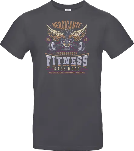 Nergigante Fitness - hunting, monster hunter world, nergigante, gamer, gaming, video games, iceborne, palico, wyvern, monster hunter rise, monster hunter wilds, furious rajang, pukei pukei, wilds ascendance - Standard T-Shirt