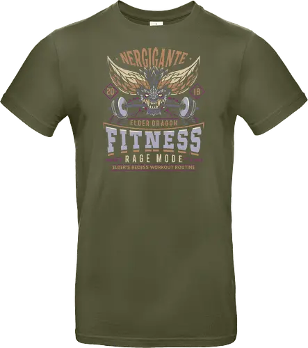 Nergigante Fitness - hunting, monster hunter world, nergigante, gamer, gaming, video games, iceborne, palico, wyvern, monster hunter rise, monster hunter wilds, furious rajang, pukei pukei, wilds ascendance - Standard T-Shirt