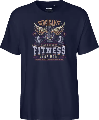 Nergigante Fitness - hunting, monster hunter world, nergigante, gamer, gaming, video games, iceborne, palico, wyvern, monster hunter rise, monster hunter wilds, furious rajang, pukei pukei, wilds ascendance - Fairtrade T-Shirt