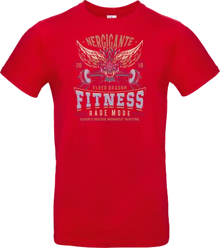 Nergigante Fitness - hunting, monster hunter world, nergigante, gamer, gaming, video games, iceborne, palico, wyvern, monster hunter rise, monster hunter wilds, furious rajang, pukei pukei, wilds ascendance - Standard T-Shirt