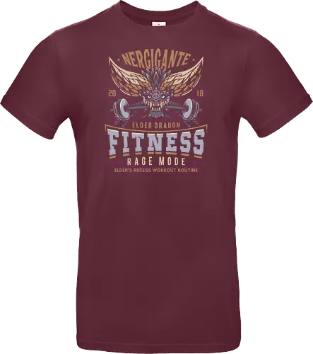 Nergigante Fitness - hunting, monster hunter world, nergigante, gamer, gaming, video games, iceborne, palico, wyvern, monster hunter rise, monster hunter wilds, furious rajang, pukei pukei, wilds ascendance - Standard T-Shirt
