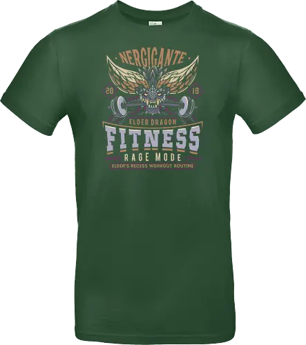 Nergigante Fitness - hunting, monster hunter world, nergigante, gamer, gaming, video games, iceborne, palico, wyvern, monster hunter rise, monster hunter wilds, furious rajang, pukei pukei, wilds ascendance - Standard T-Shirt